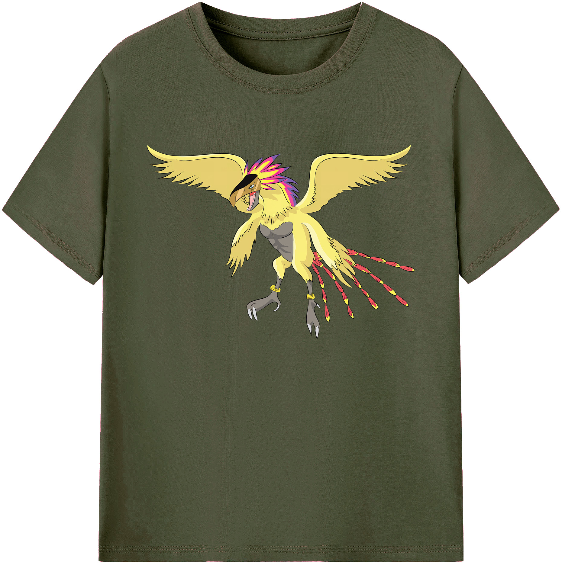 （画像用） Digimon デジタルモンスター/デジモン 綿100％ メンズ半袖Tシャツ｜肌触りやわらか＆通気性